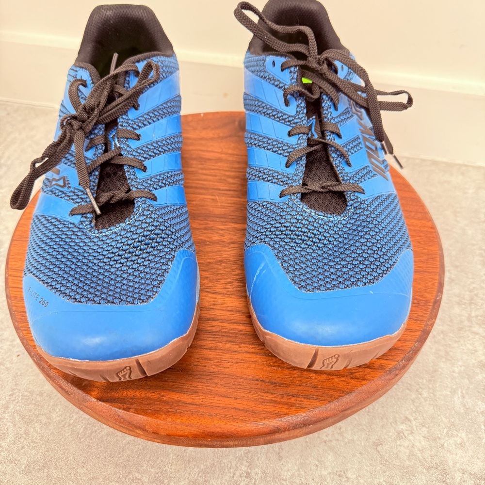 Inov-8 F-Lite 260 V2 Mens Training Shoes Blue Black Gum Sole US 11 EU 44.5